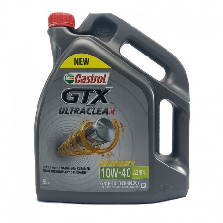 Castrol GTX ULTRACLEAN 10W-40 5L